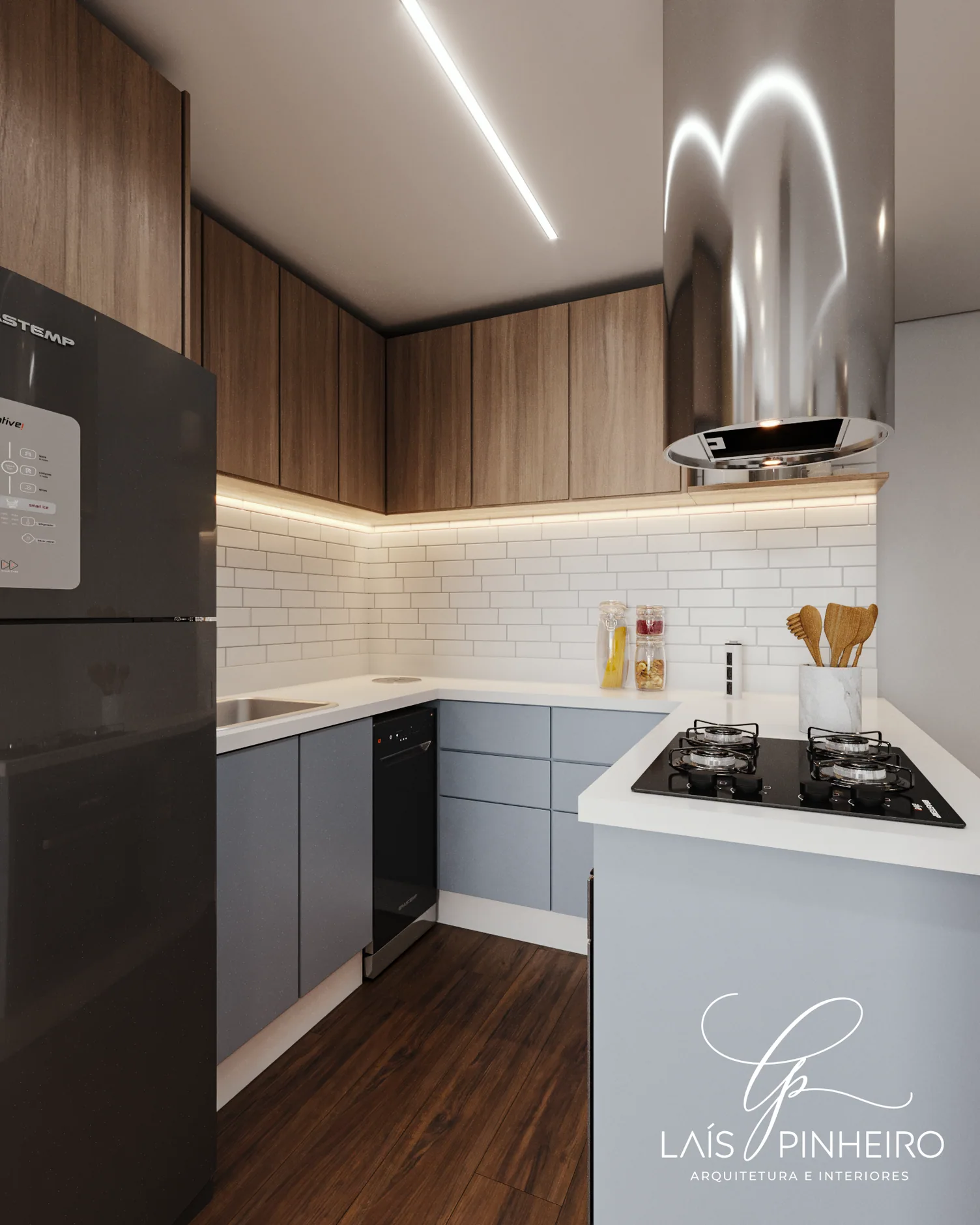 Apartamento Maia, projeto de Laís Pinheiro Arquitetura