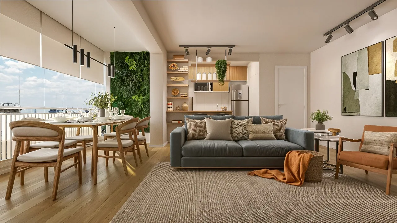 Apartamento Morumbi, projeto de Laís Pinheiro Arquitetura