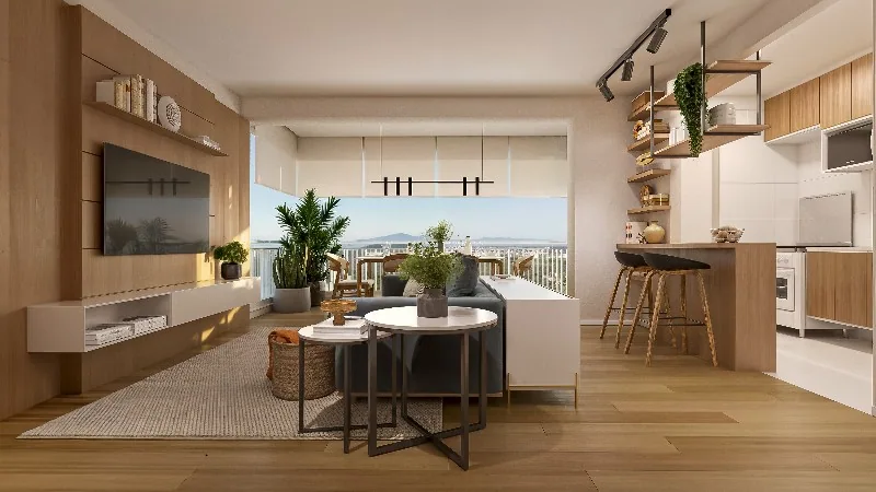 Apartamento Morumbi, vista 2 do projeto