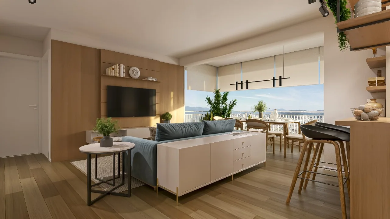 Apartamento Morumbi, vista 3 do projeto
