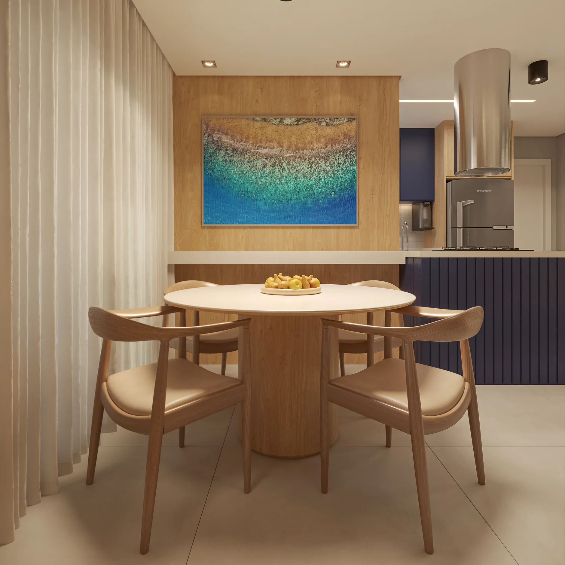 Apartamento Vila Rosália, projeto de Laís Pinheiro Arquitetura
