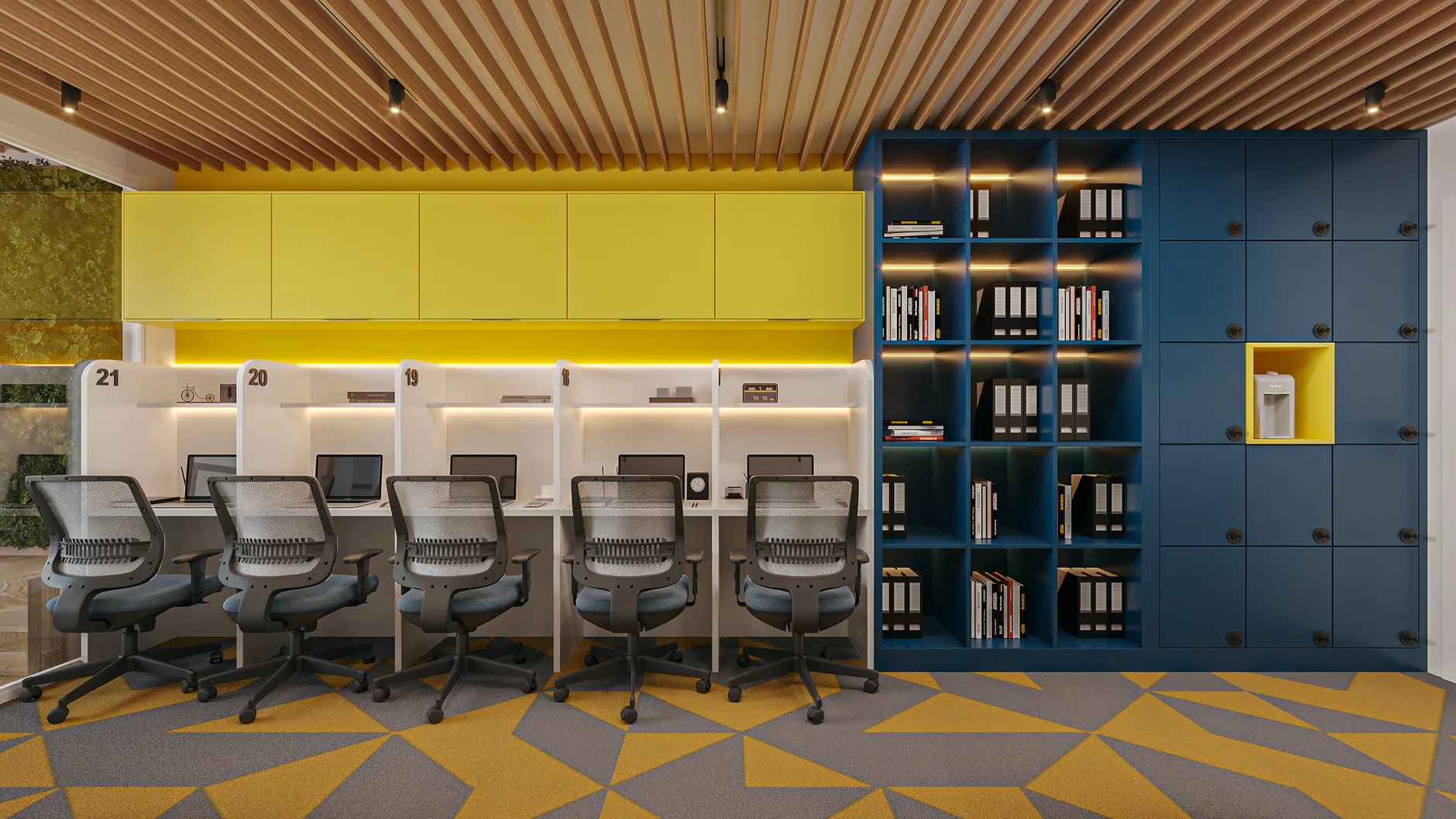 Sala de Estudos, projeto de Laís Pinheiro Arquitetura